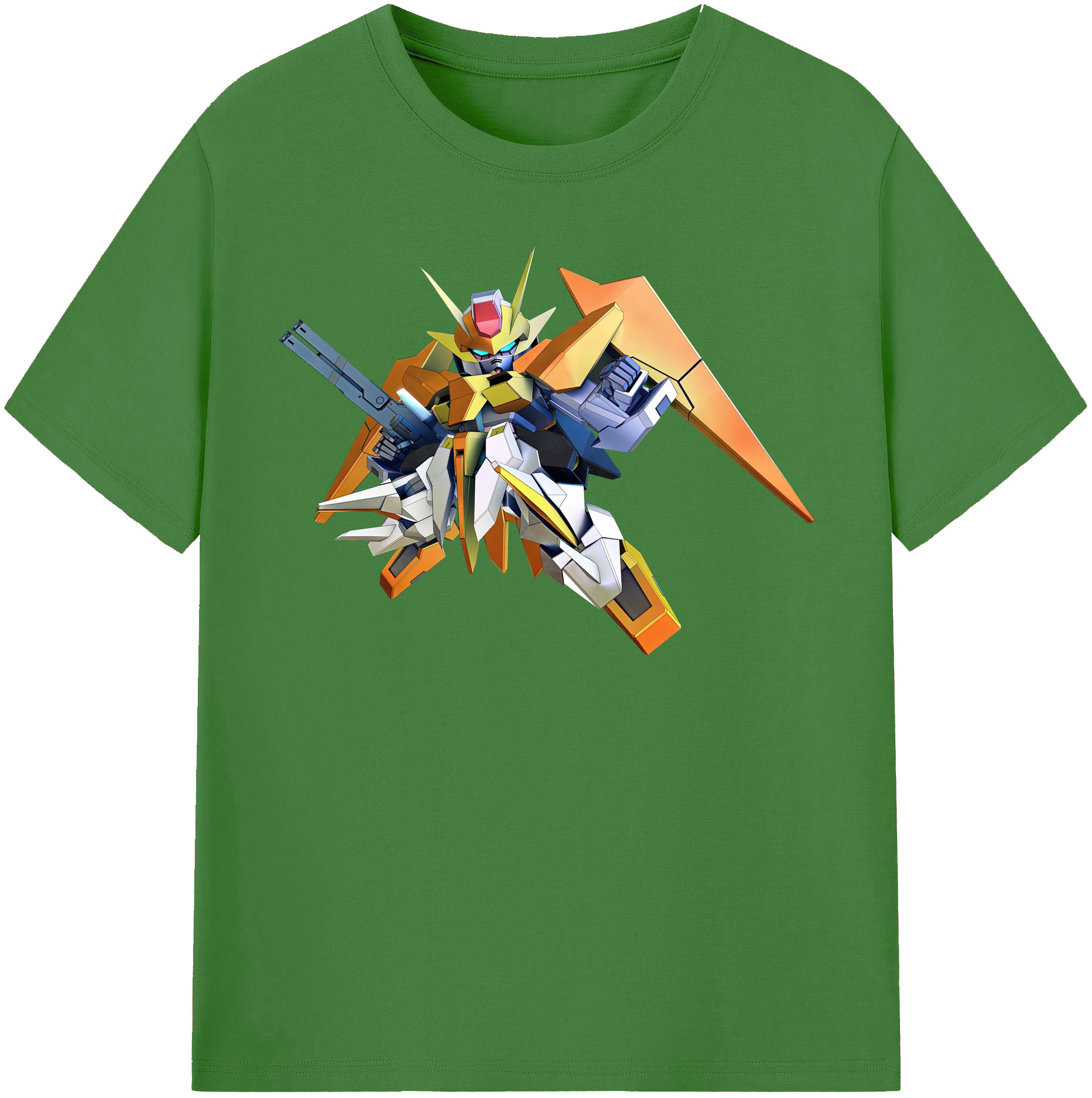 （画像用） 機動戦士ガンダム Mobile Suit Gundam レディースカジュアルプリントTシャツ（綿100％）